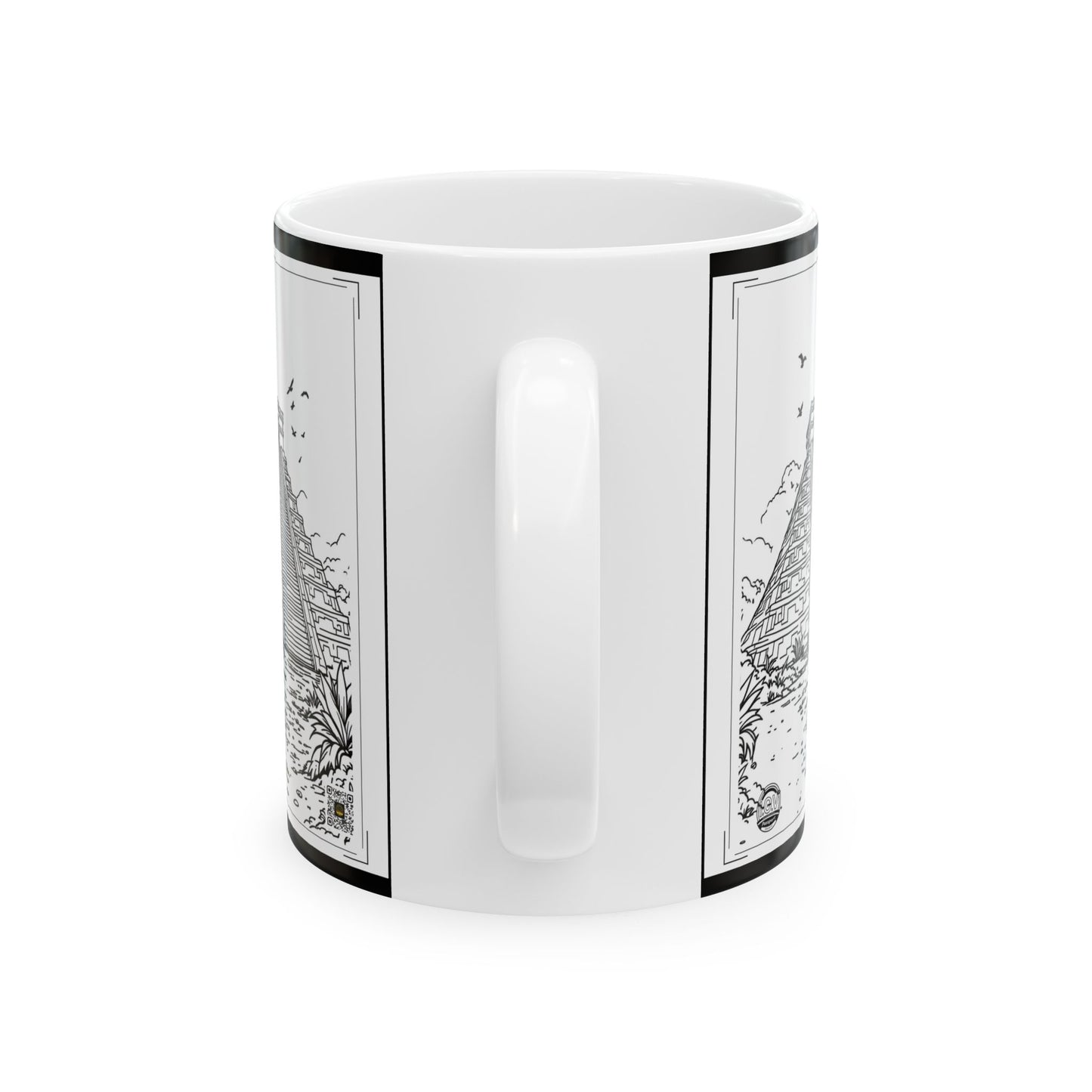 I.O.V-PS (CUN) Chichén Itzá Ceramic Mug, (11oz, 15oz)