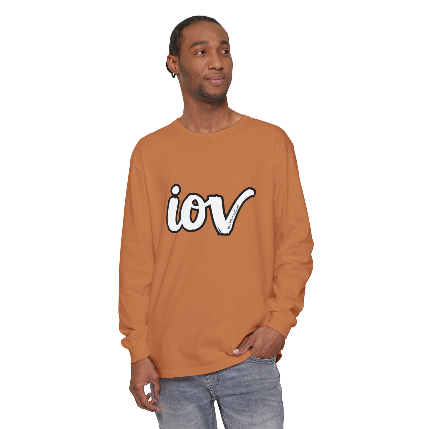I.O.V-Sig2 Casual Graphic Long Sleeve Shirt