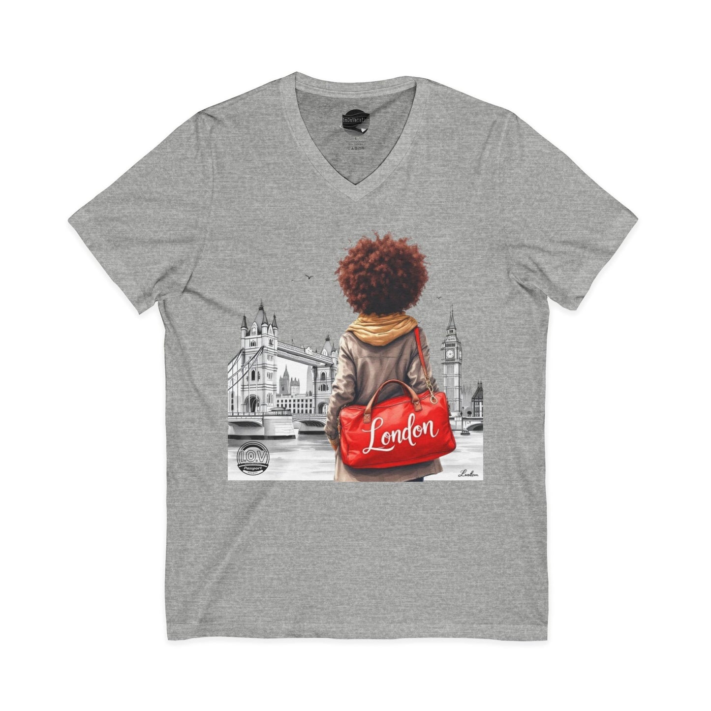 I.O.V-BGT London (LHR) Adventure V-Neck Tee