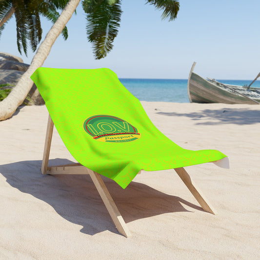 I.O.V-PS Lime Beach Towel