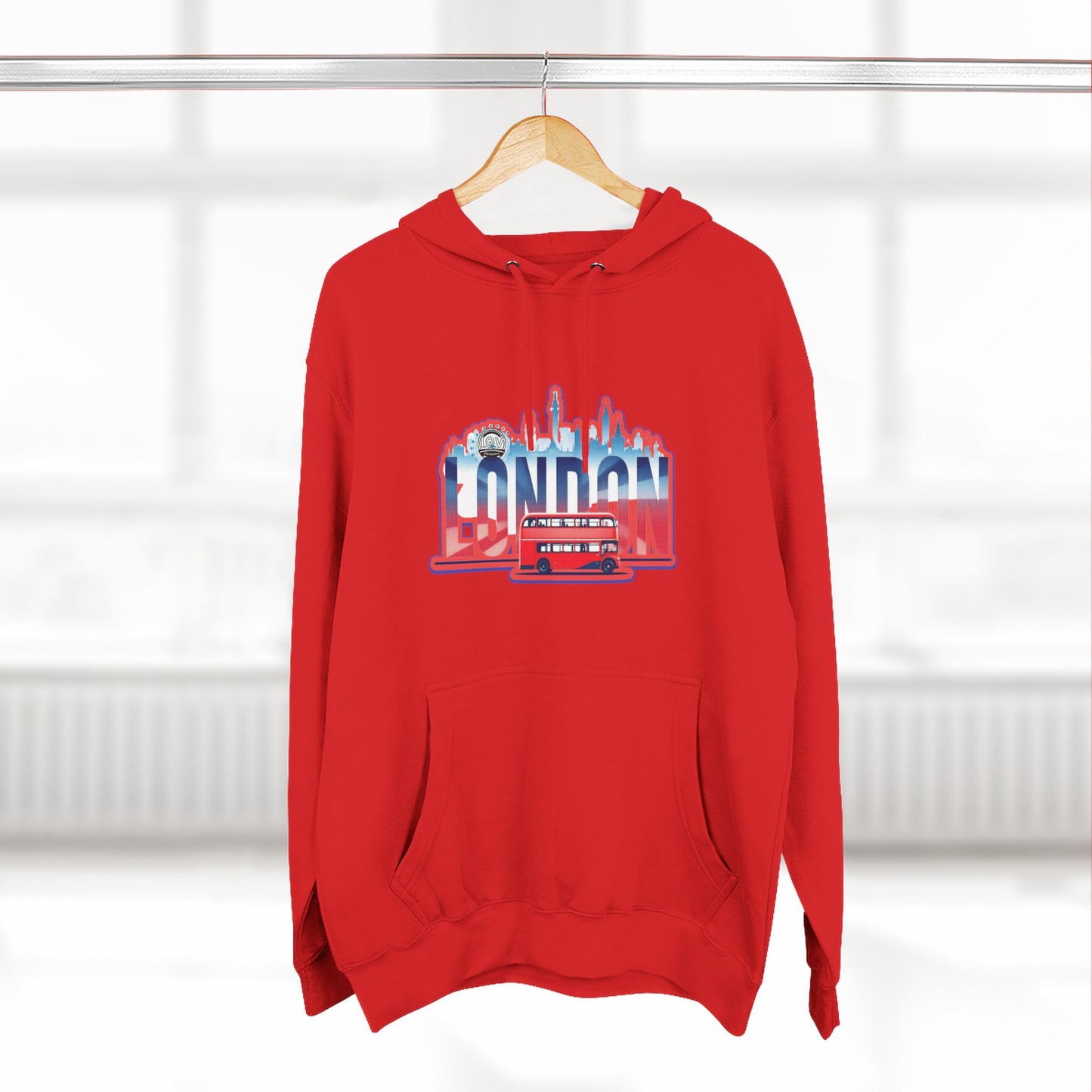 I.O.V-London (LHR) Vintage-Inspired Fleece Hoodie
