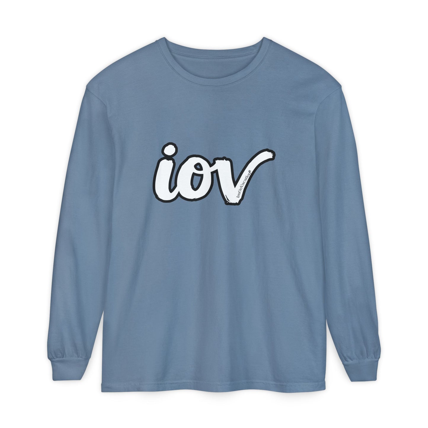 I.O.V-Sig2 Casual Graphic Long Sleeve Shirt