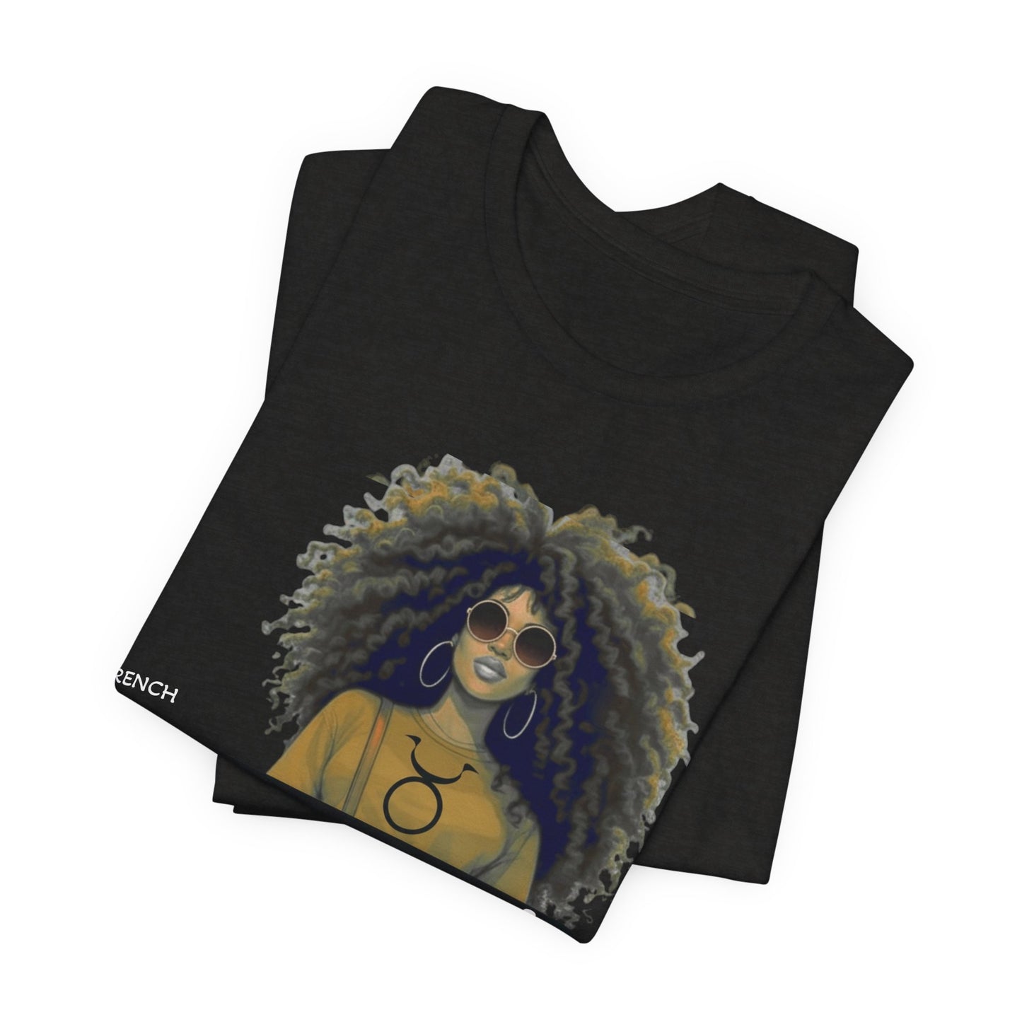 I.O.V-(Taurus) Voyage Avec Moi Afro Travel Girl Graphic Tee