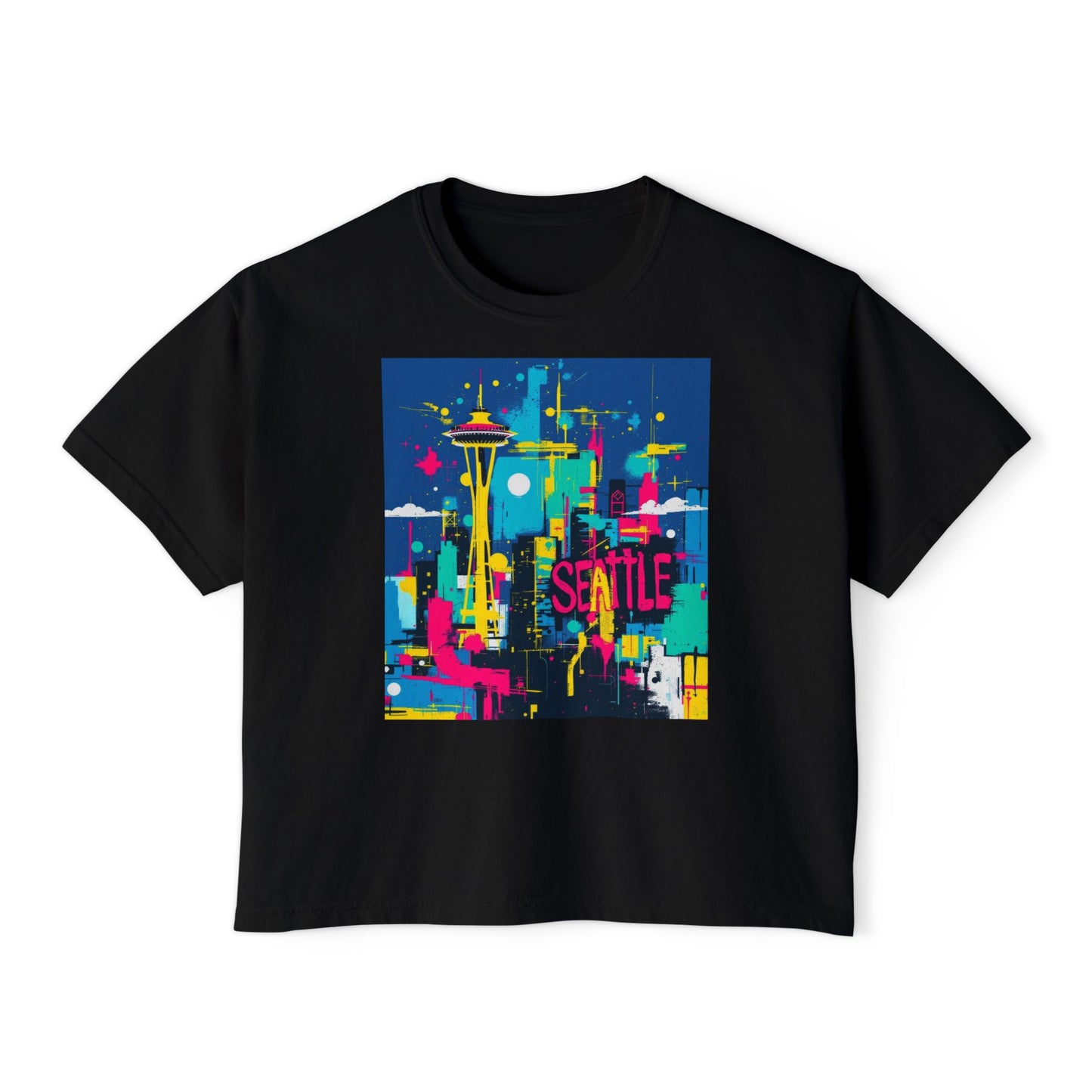 I.O.V-SEASky Art Women's Boxy Tee