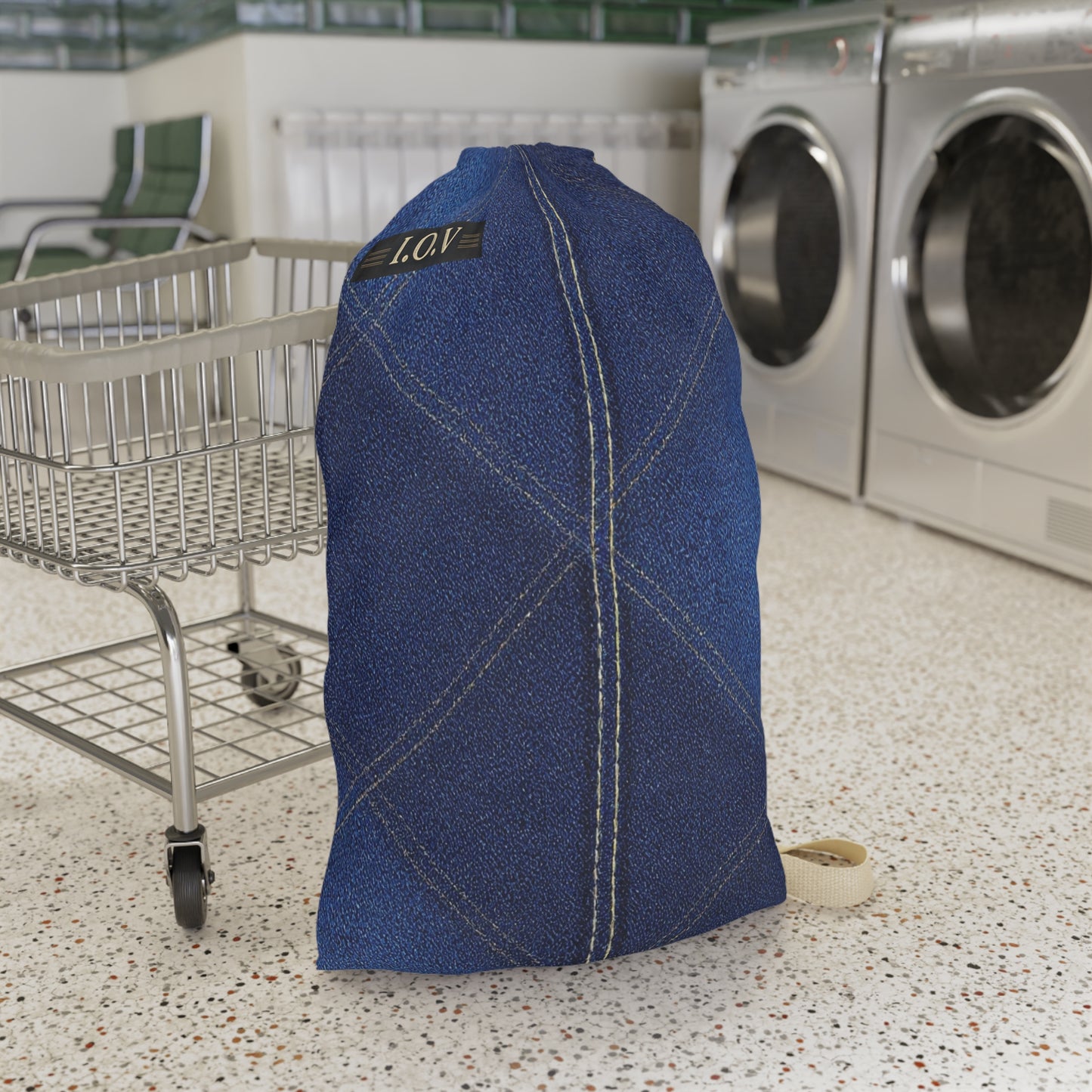 I.O.V- Blue Jean Skyline Laundry Bag