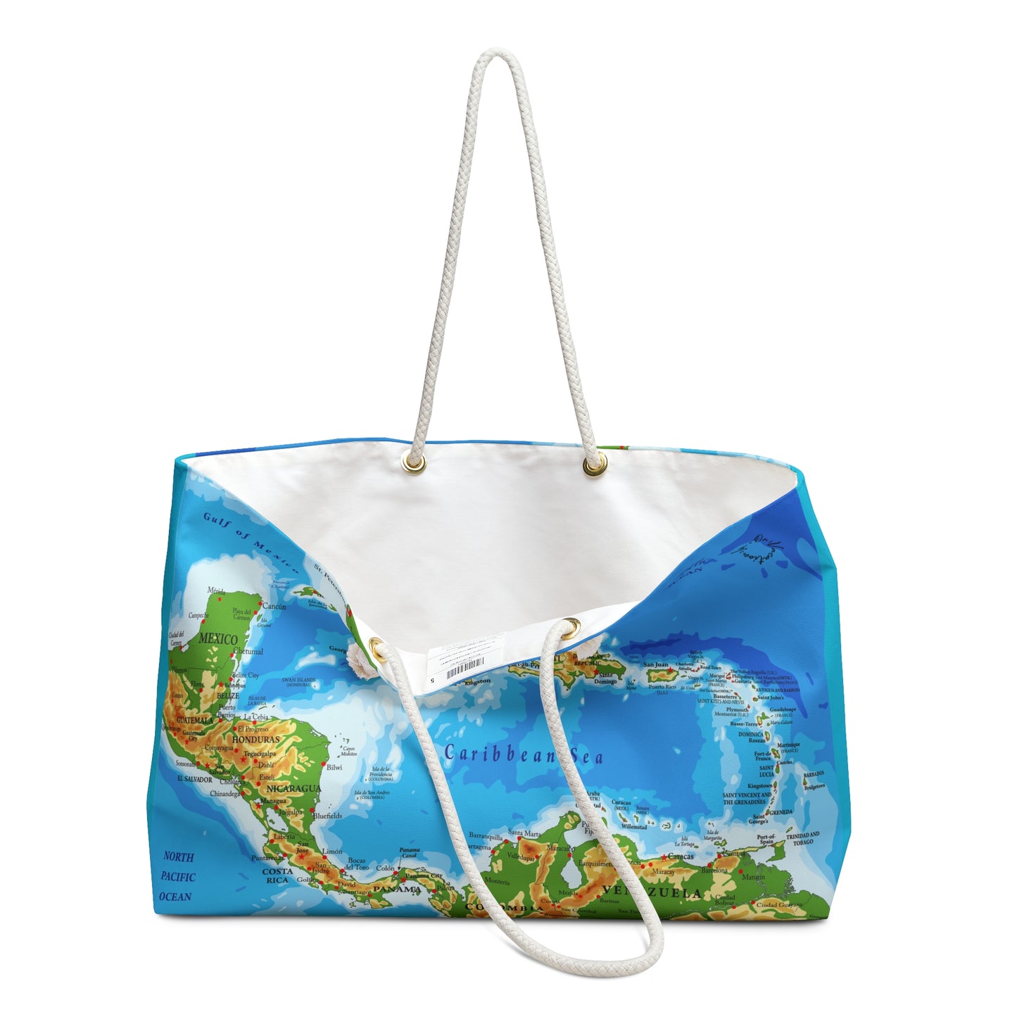 I.O.V-Caribbean Map Weekender Bag