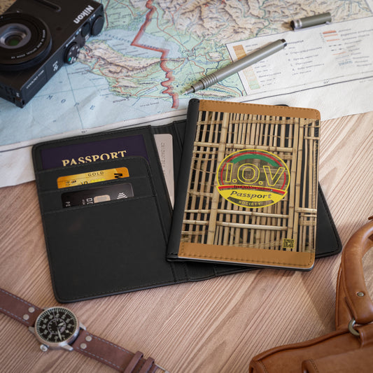 I.O.V PS Mocha Passport Cover