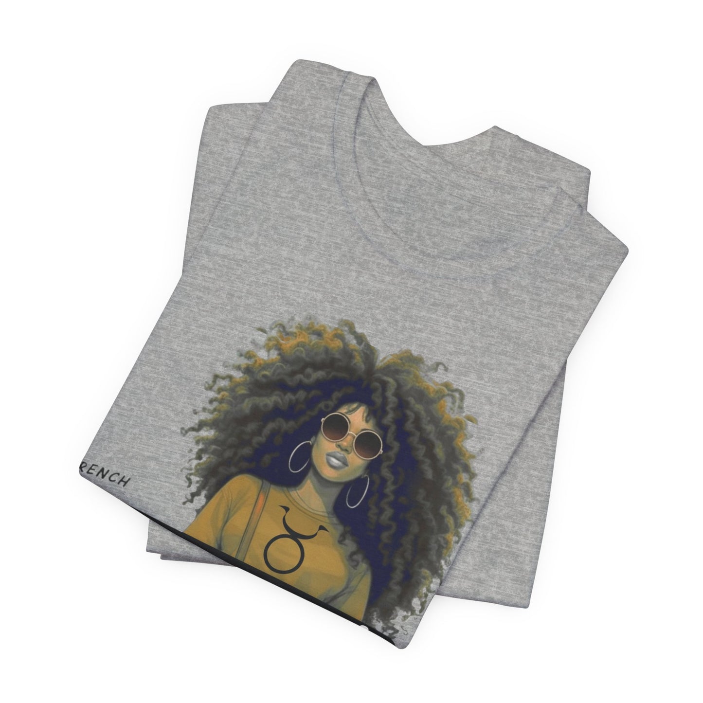 I.O.V-(Taurus) Voyage Avec Moi Afro Travel Girl Graphic Tee