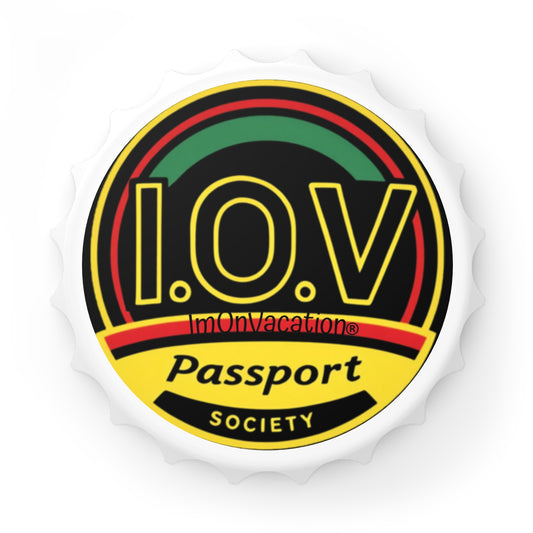 I.O.V-Black Passport Society Retro Bottle Opener
