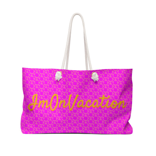 I.O.V-Royalty Pink Weekender Bag