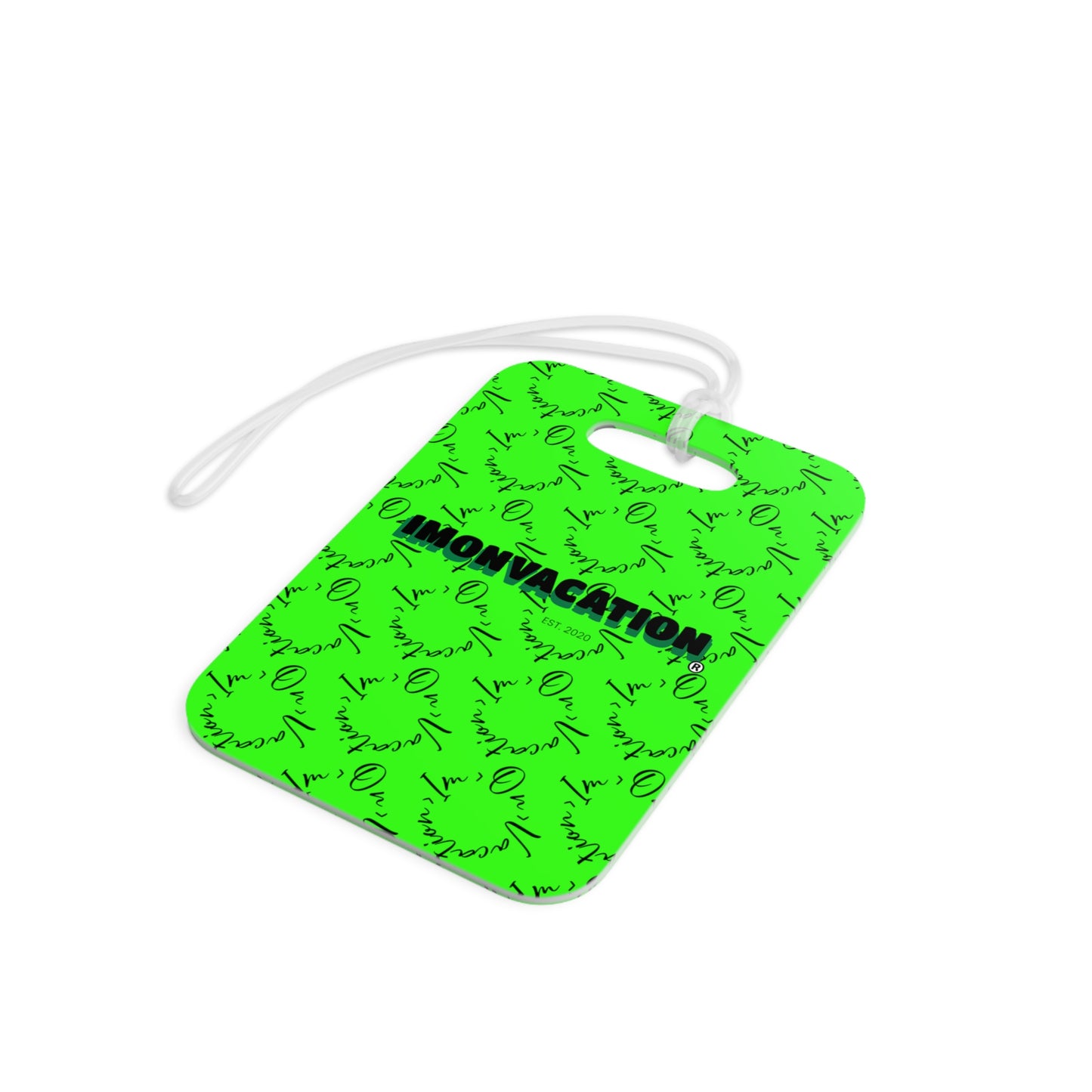 I.O.V-SPS24 Neon Luggage Tag