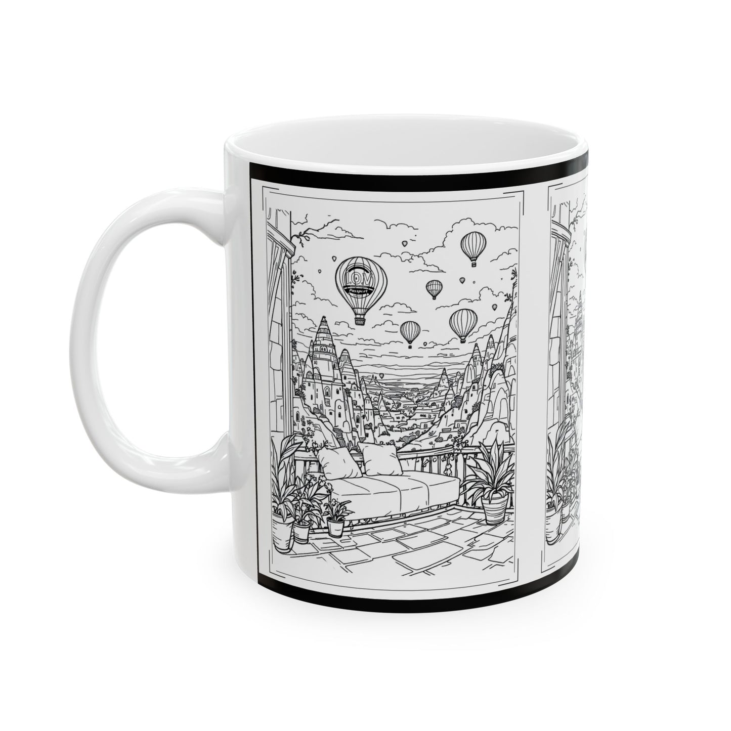 I.O.V-PS Cappadocia (ASR) Ceramic Mug, (11oz, 15oz)
