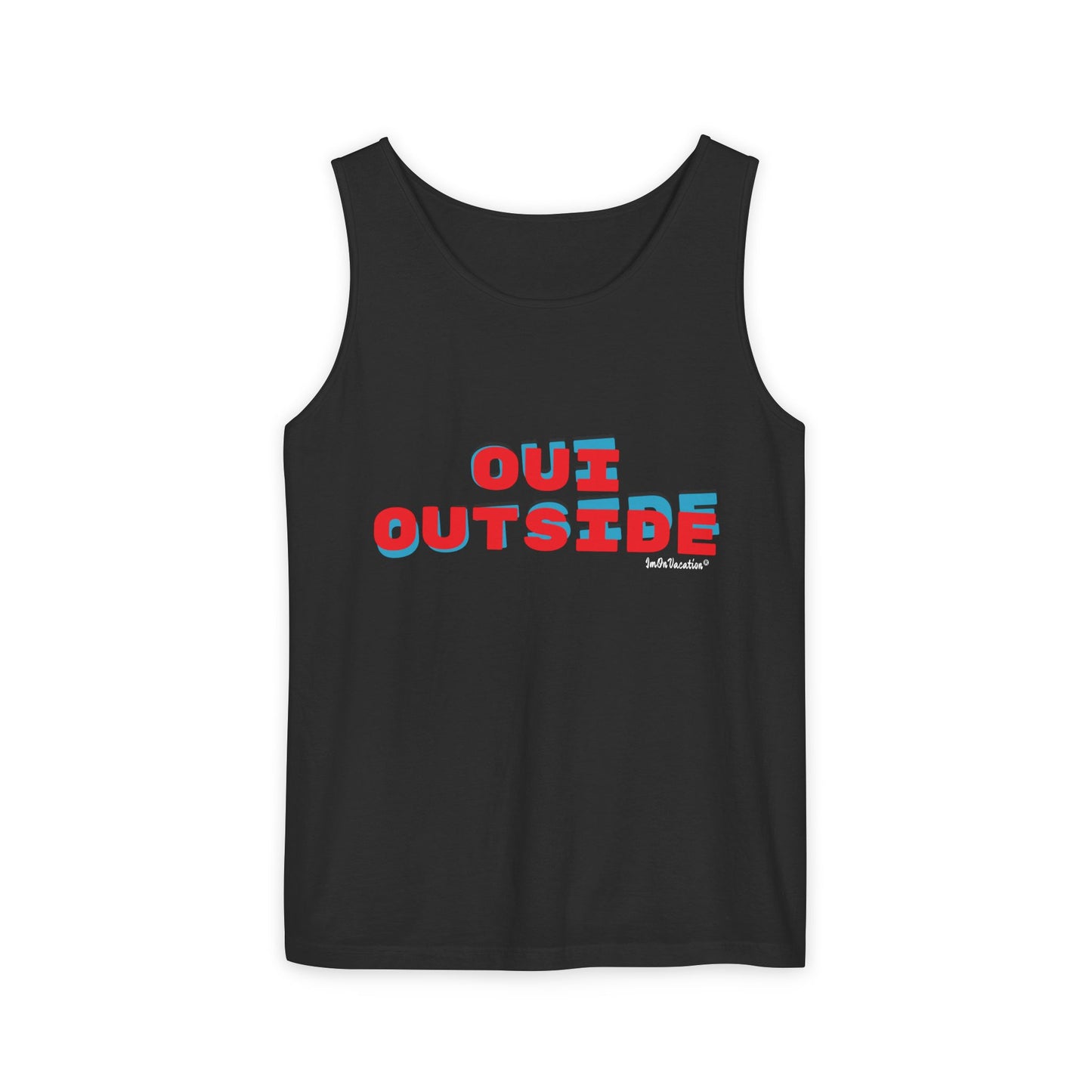 I.O.V-Oui(We) Outside Unisex Garment-Dyed Tank Top