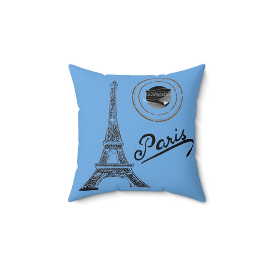 I.O.V-Paris Spun Polyester Square Pillow