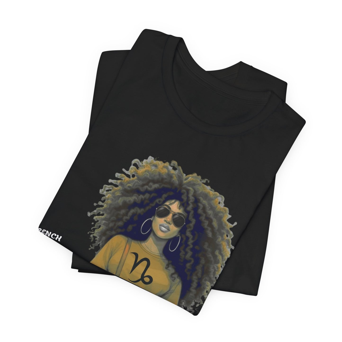 I.O.V-(Capricorn) Voyage Avec Moi Afro Travel Girl Graphic Tee