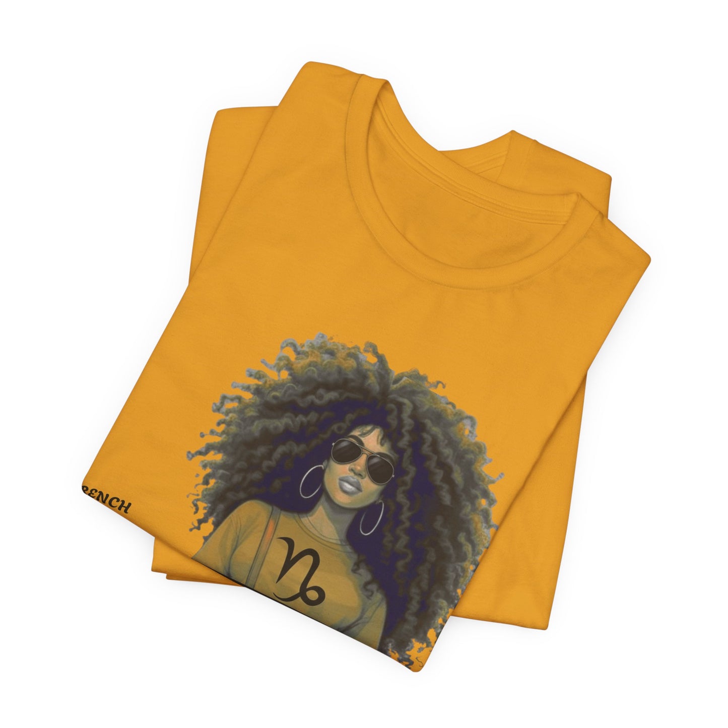 I.O.V-(Capricorn) Voyage Avec Moi Afro Travel Girl Graphic Tee