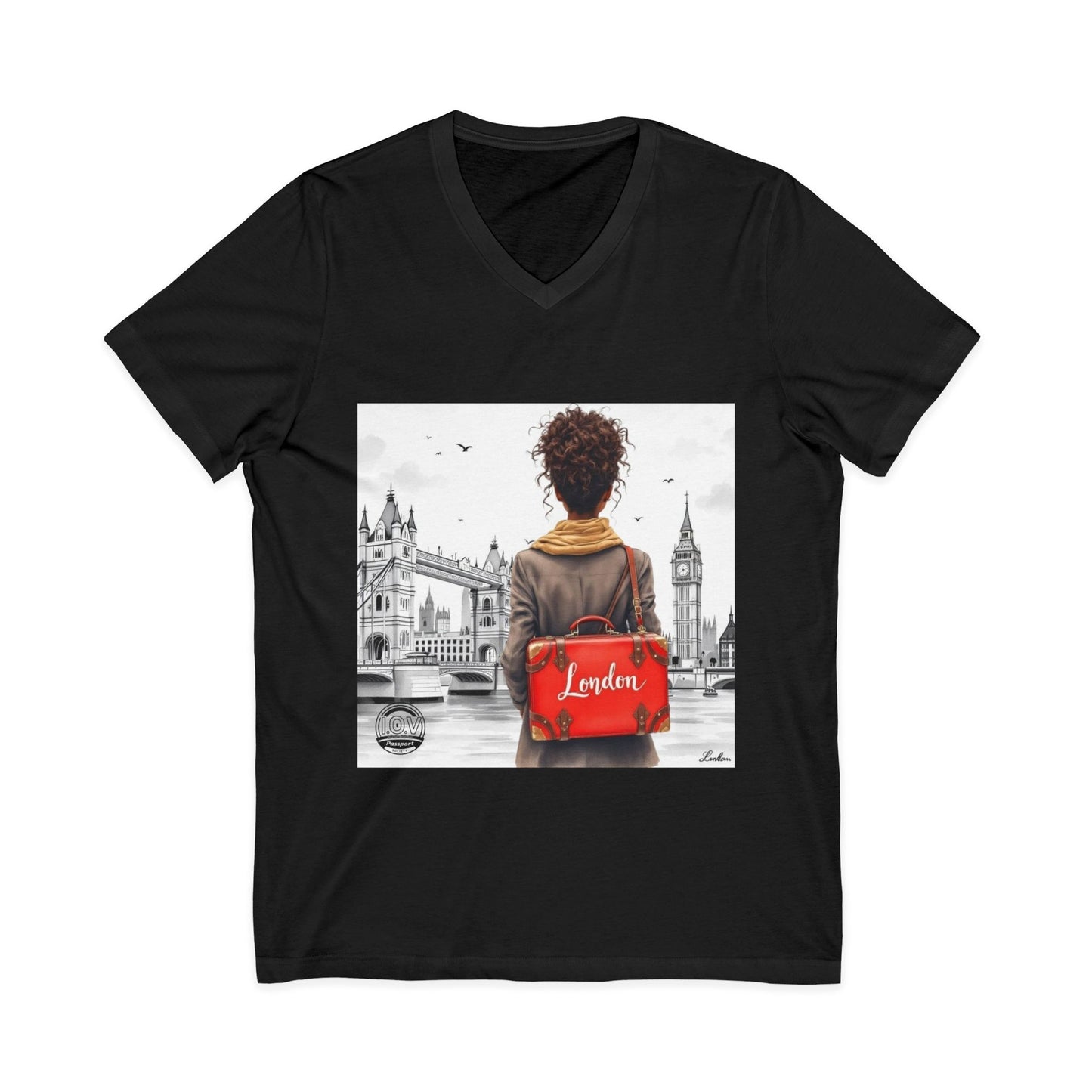 I.O.V-WST London (LHR) Adventure V-Neck Tee