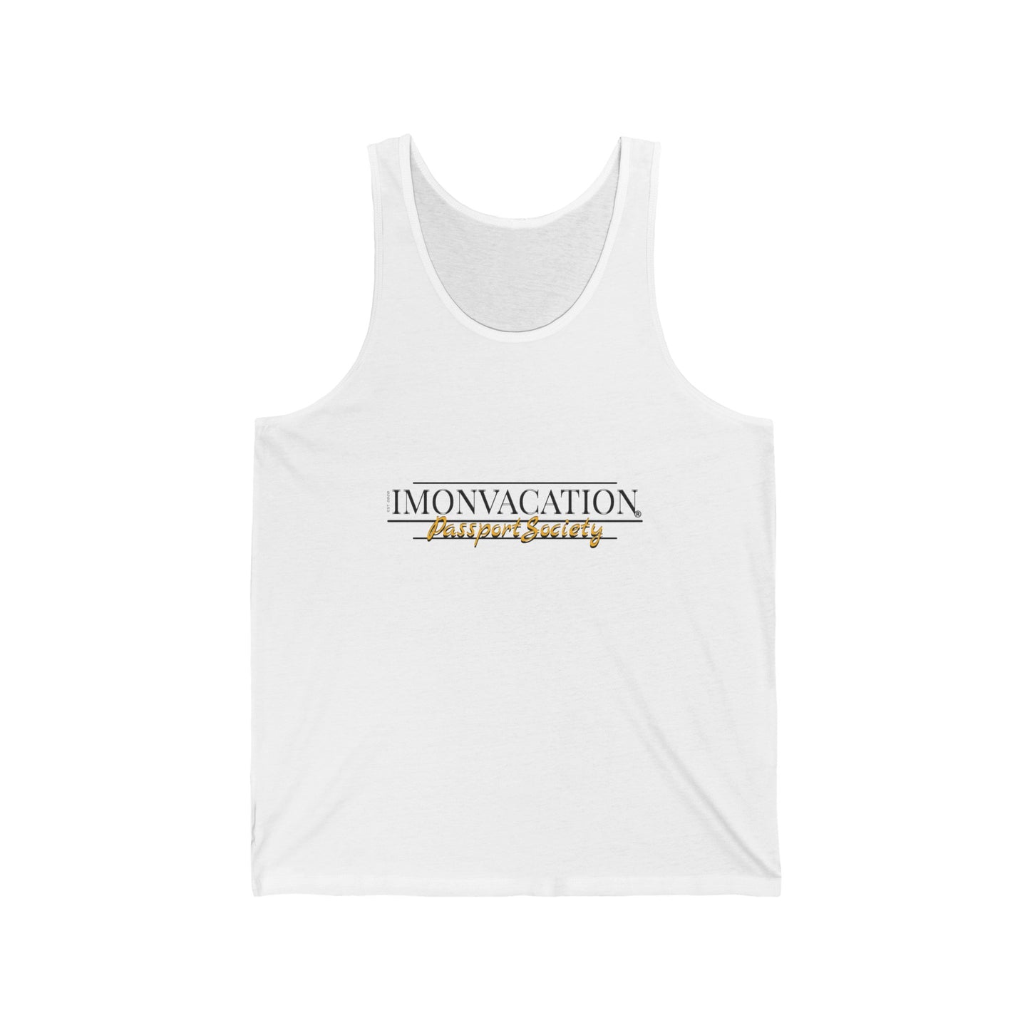 I.O.V-Passport Society Unisex Jersey Tank