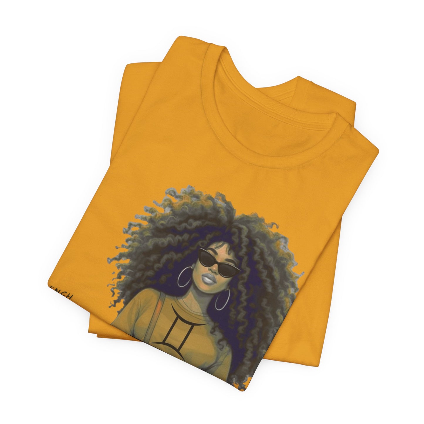 I.O.V-(Gemini) Voyage Avec Moi Afro Travel Girl Graphic Tee