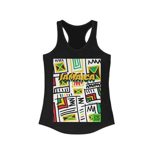 I.O.V-Jamaica Abstract Women's Ideal Racerback Tank