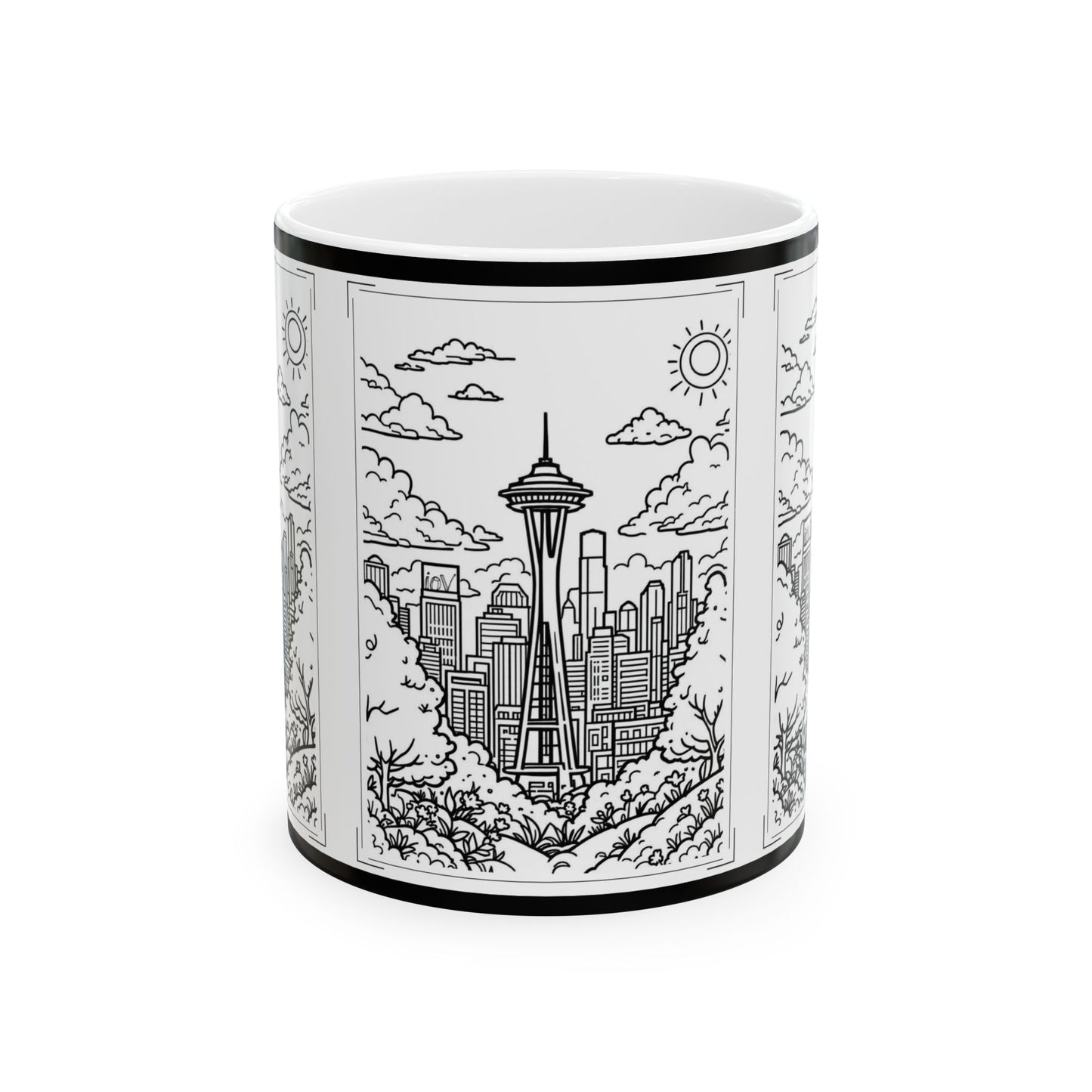 I.O.V-SEA206 Ceramic Mug, (11oz, 15oz)