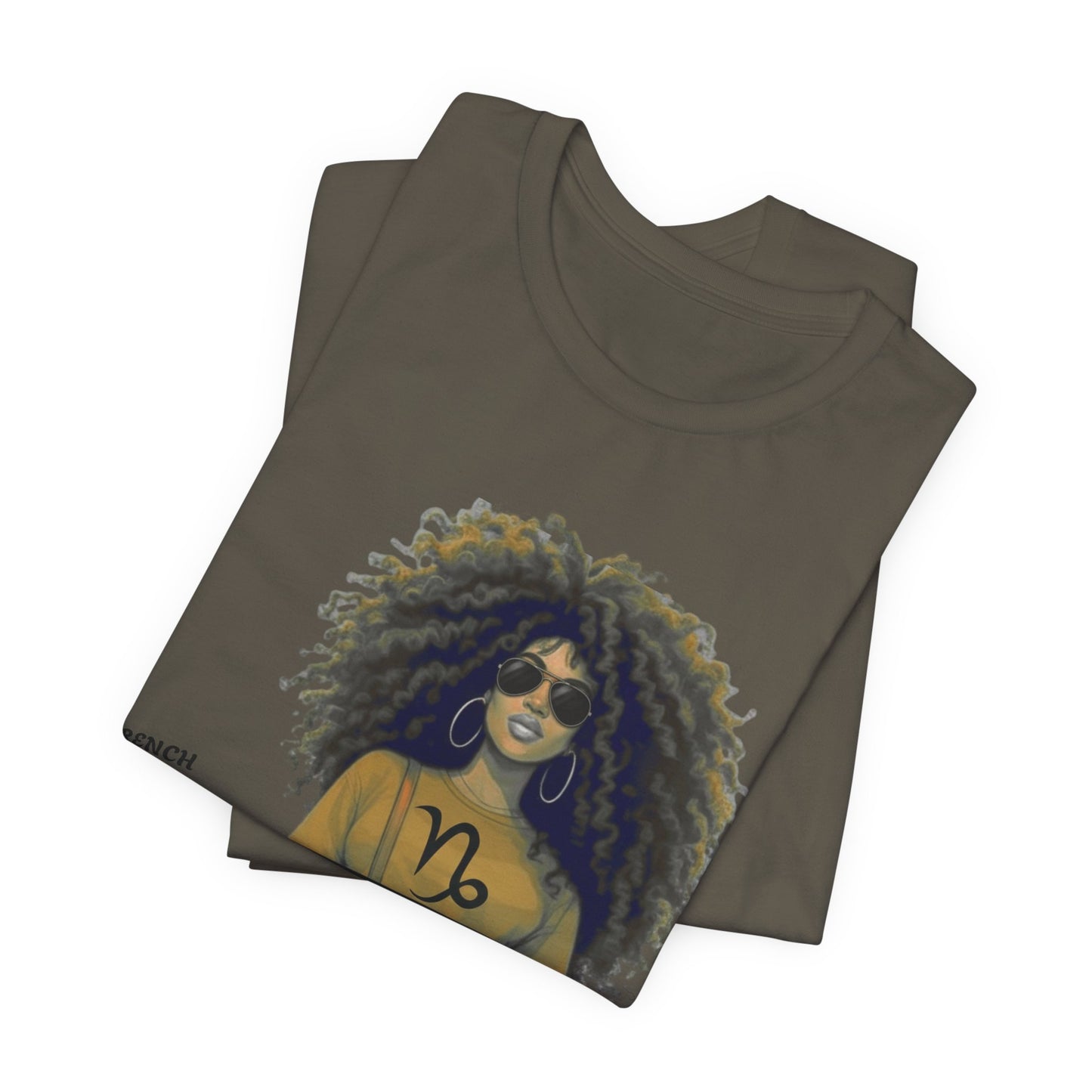 I.O.V-(Capricorn) Voyage Avec Moi Afro Travel Girl Graphic Tee