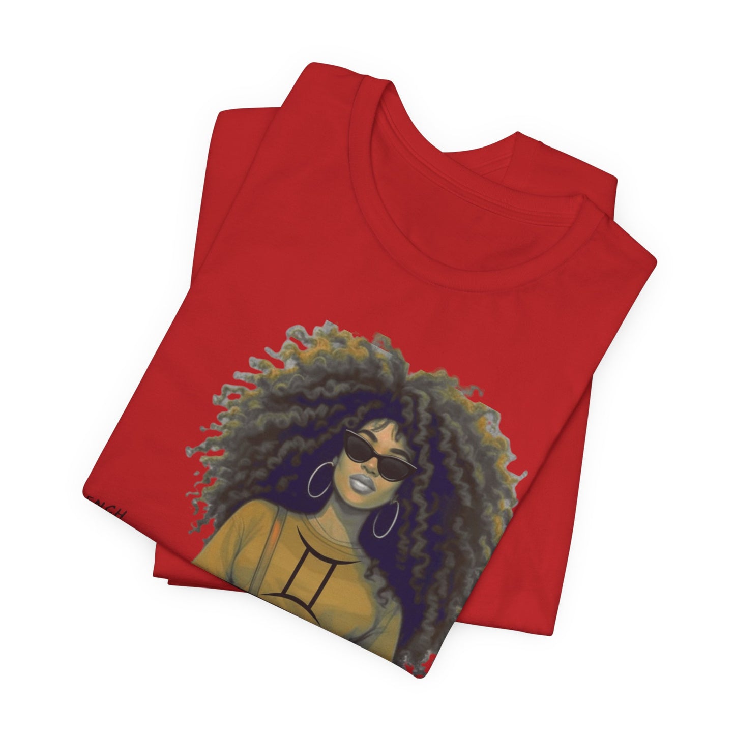 I.O.V-(Gemini) Voyage Avec Moi Afro Travel Girl Graphic Tee