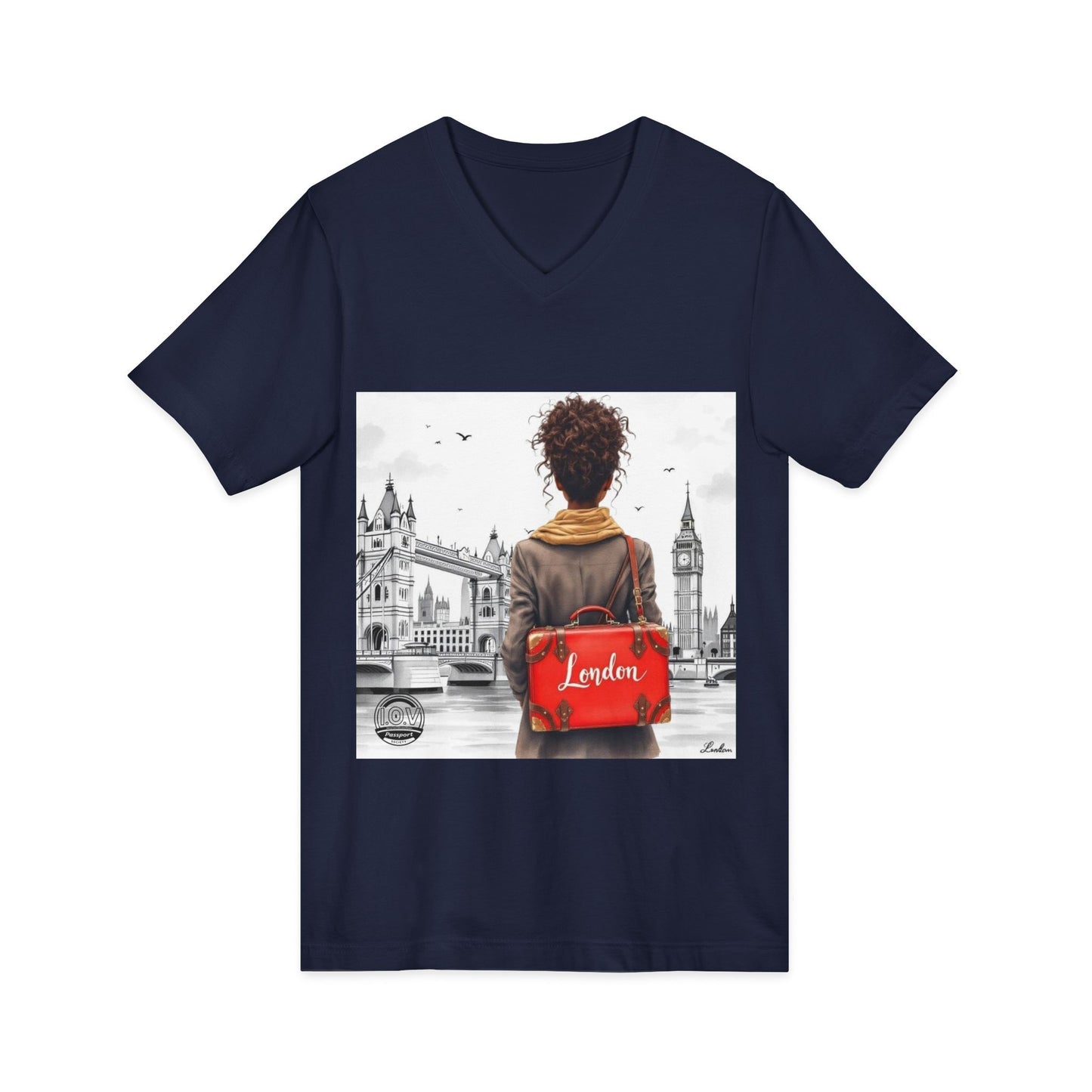 I.O.V-WST London (LHR) Adventure V-Neck Tee