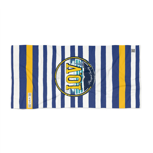 I.O.V-PS Nautical-V Beach Towel