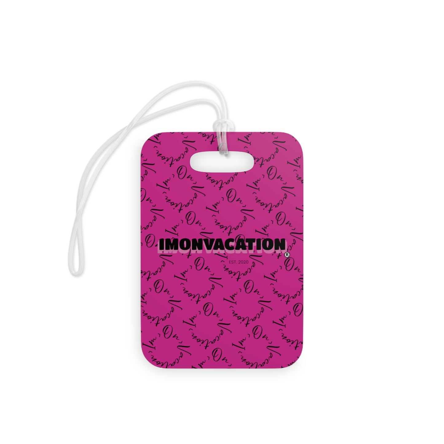 I.O.V-SPS23 Pink Luggage Tag