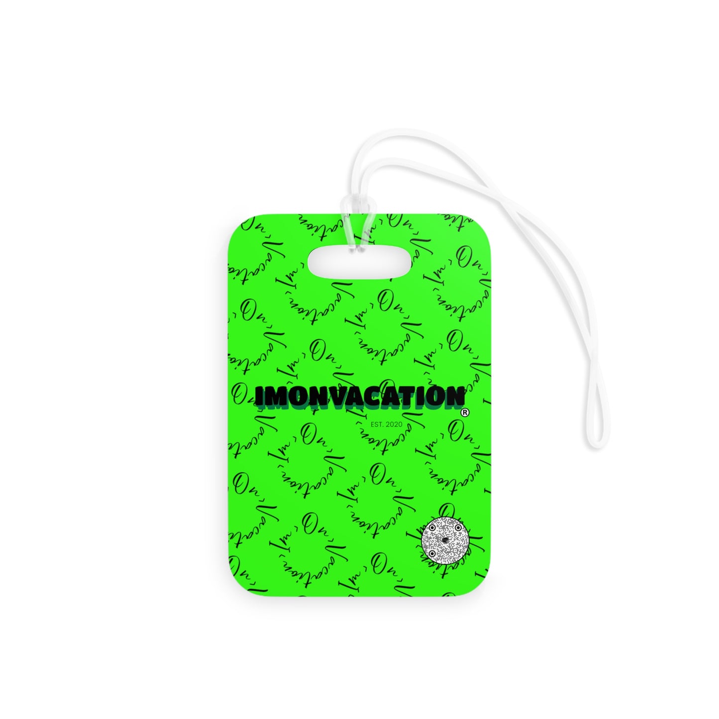 I.O.V-SPS24 Neon Luggage Tag