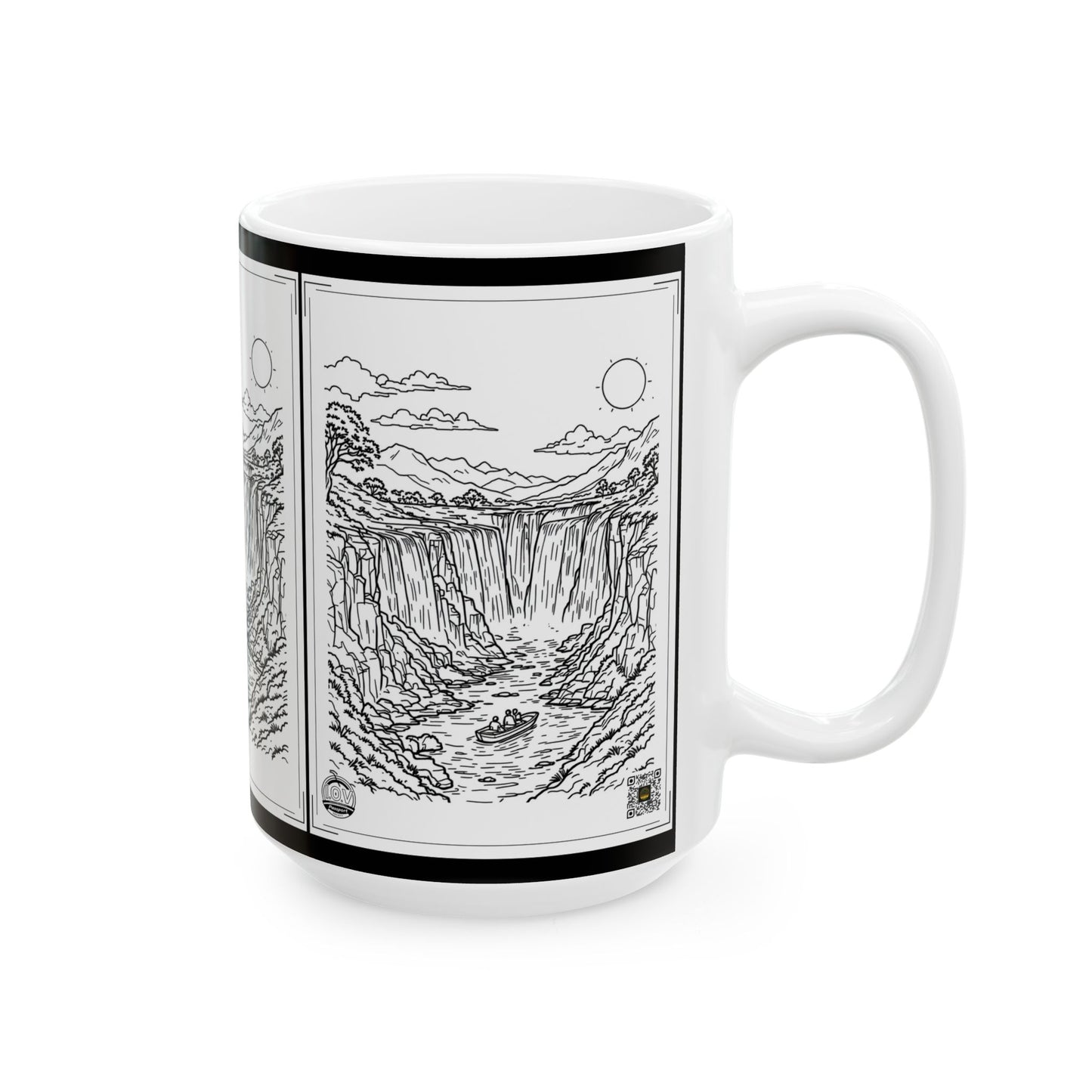 I.O.V-PS (VFA-LVI) Victoria Falls Ceramic Mug, (11oz, 15oz)