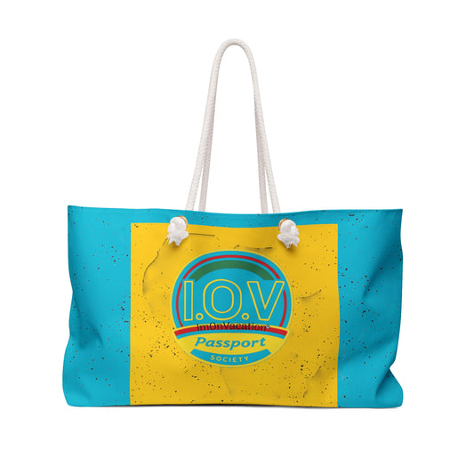 I.O.V-PS Turquoise Weekender Bag