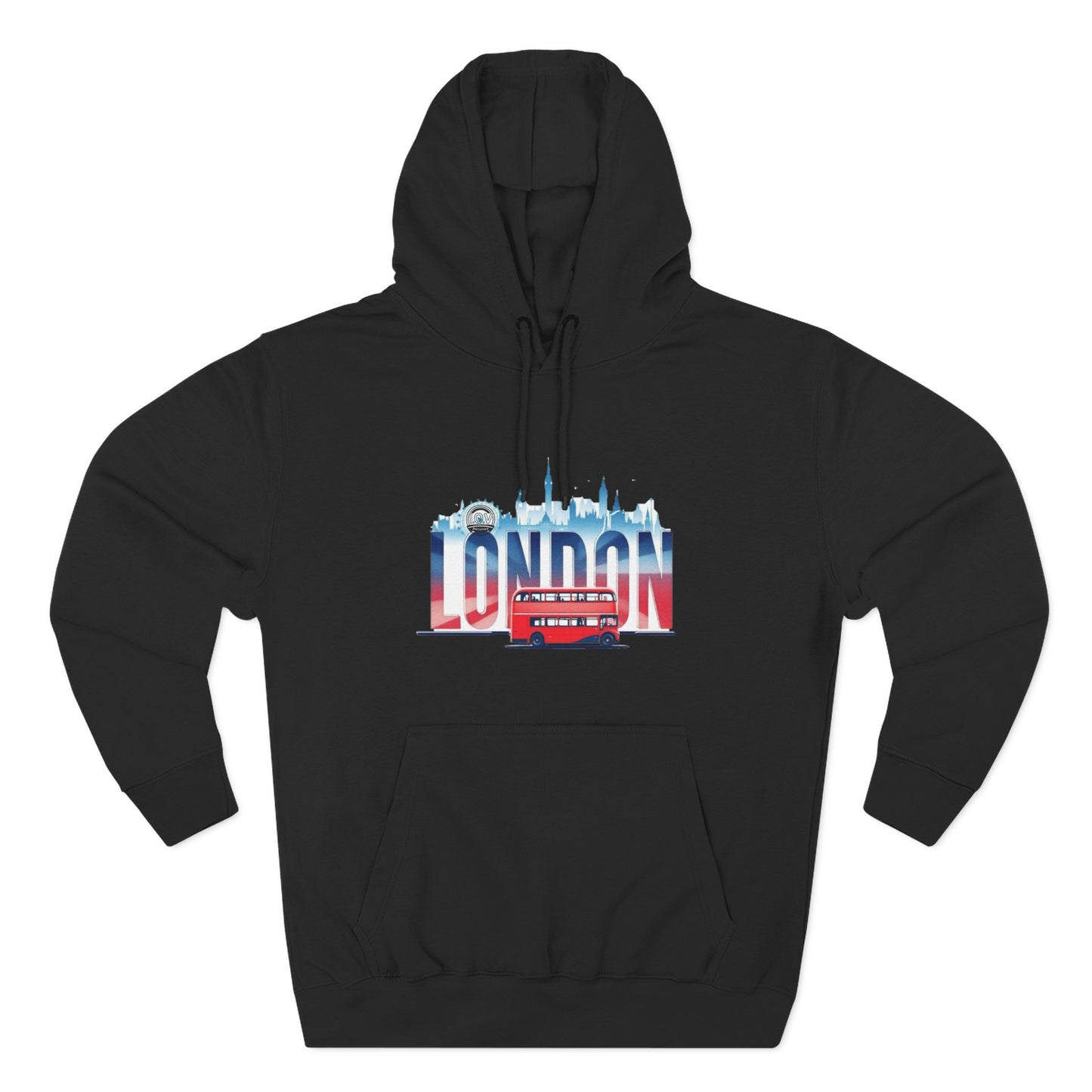 I.O.V-London (LHR) Vintage-Inspired Fleece Hoodie
