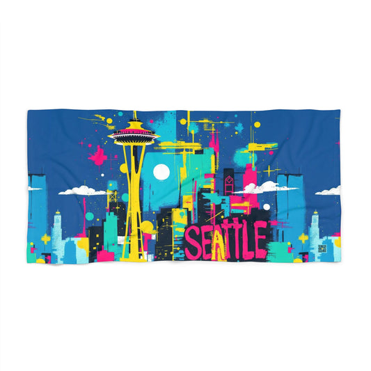 I.O.V-SEAsky1  Beach Towel