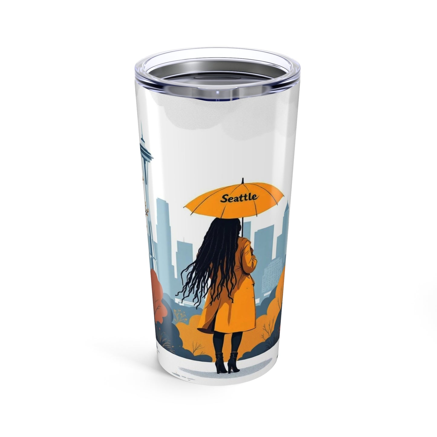 I.O.V Seattle Native Skyline 20oz Tumbler — Cityscape Travel Cup