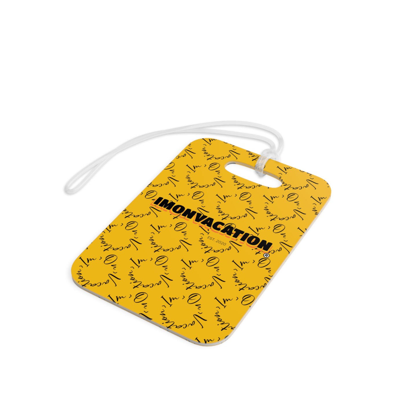 I.O.V-SPS23 Yellow Luggage Tag