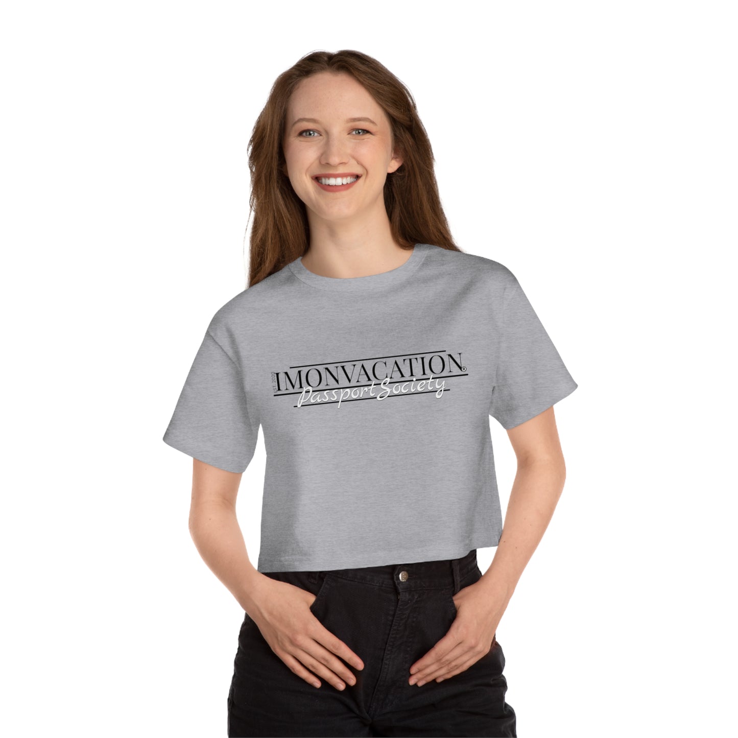 I.O.V-Passport Society Champion Women's Heritage Cropped Tee