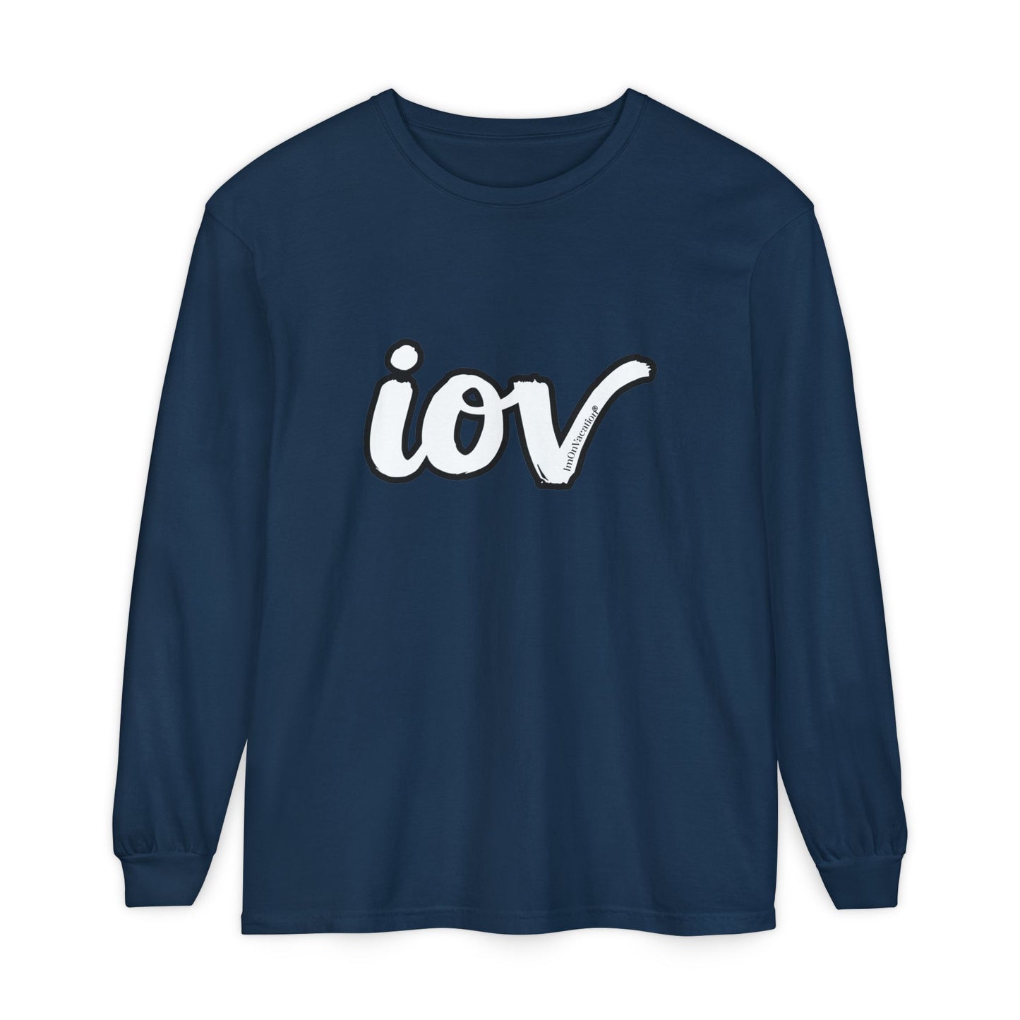 I.O.V-Sig2 Casual Graphic Long Sleeve Shirt