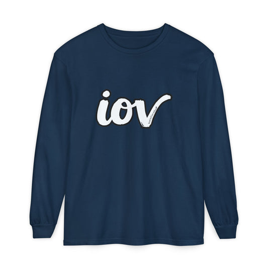 I.O.V-Sig2 Casual Graphic Long Sleeve Shirt