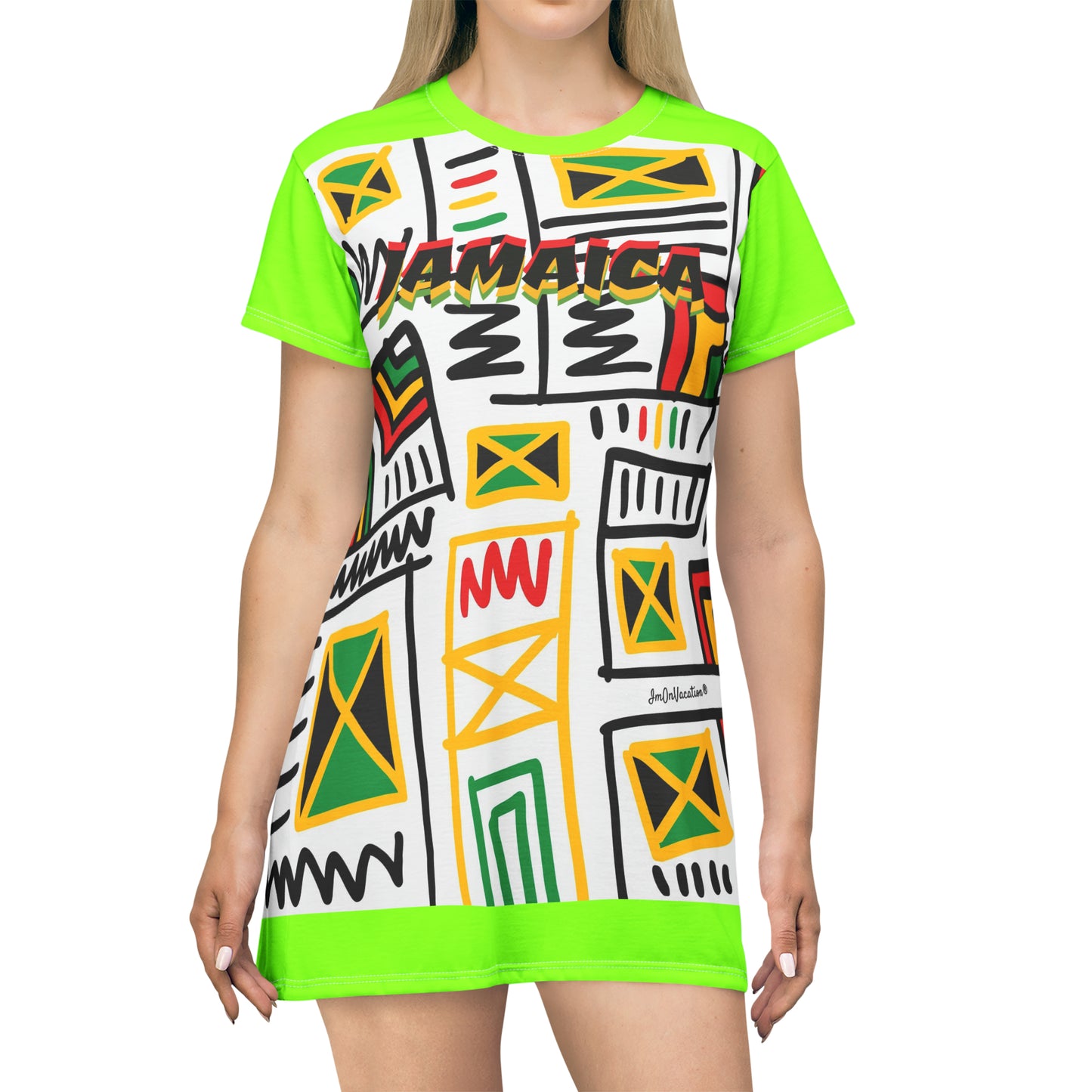 I.O.V-Jamaica Lime T-Shirt Dress