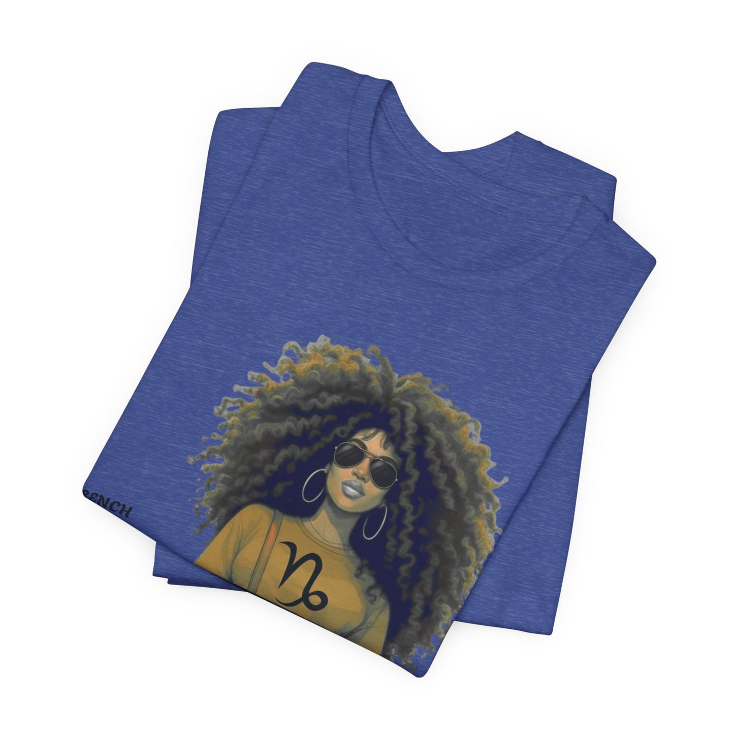 I.O.V-(Capricorn) Voyage Avec Moi Afro Travel Girl Graphic Tee