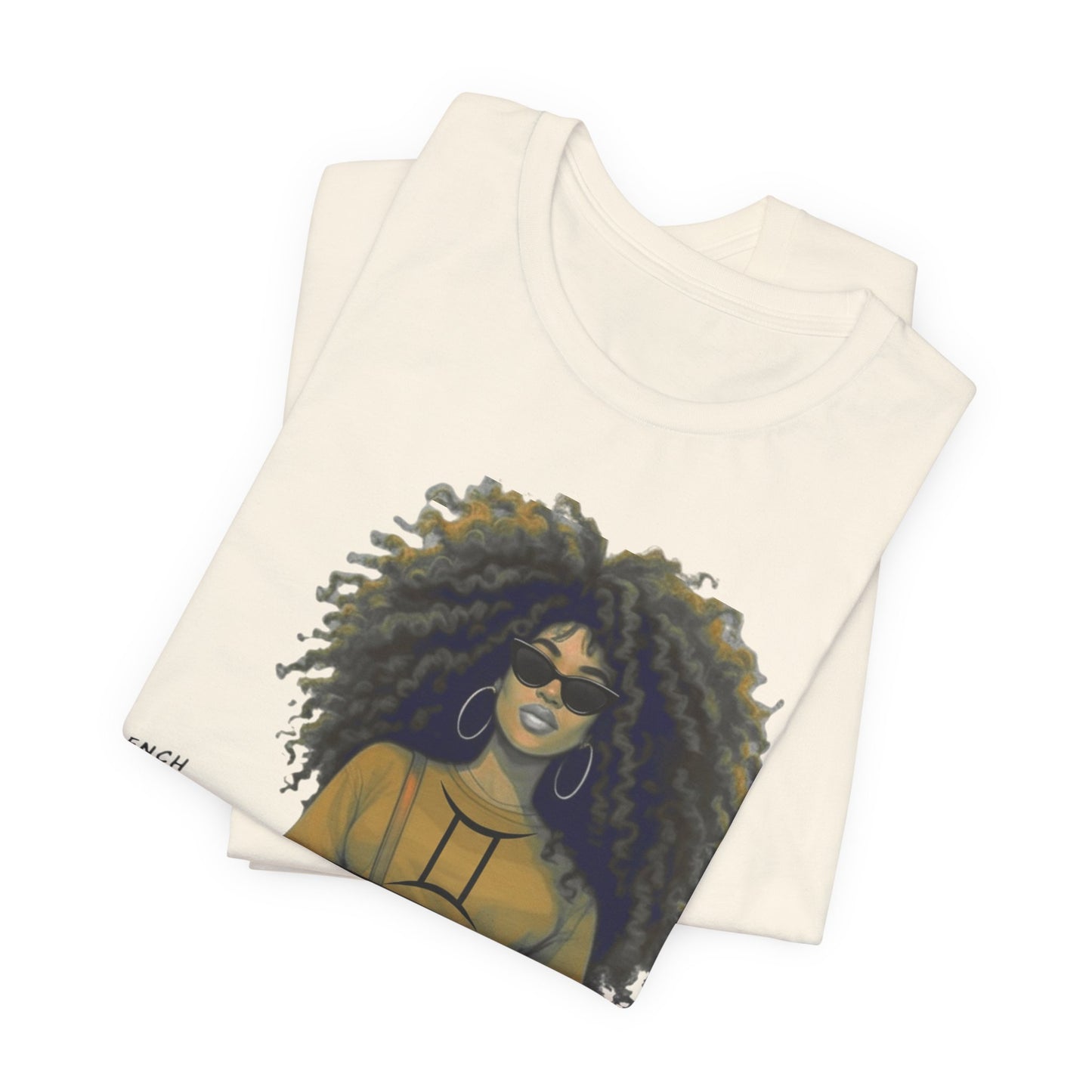 I.O.V-(Gemini) Voyage Avec Moi Afro Travel Girl Graphic Tee