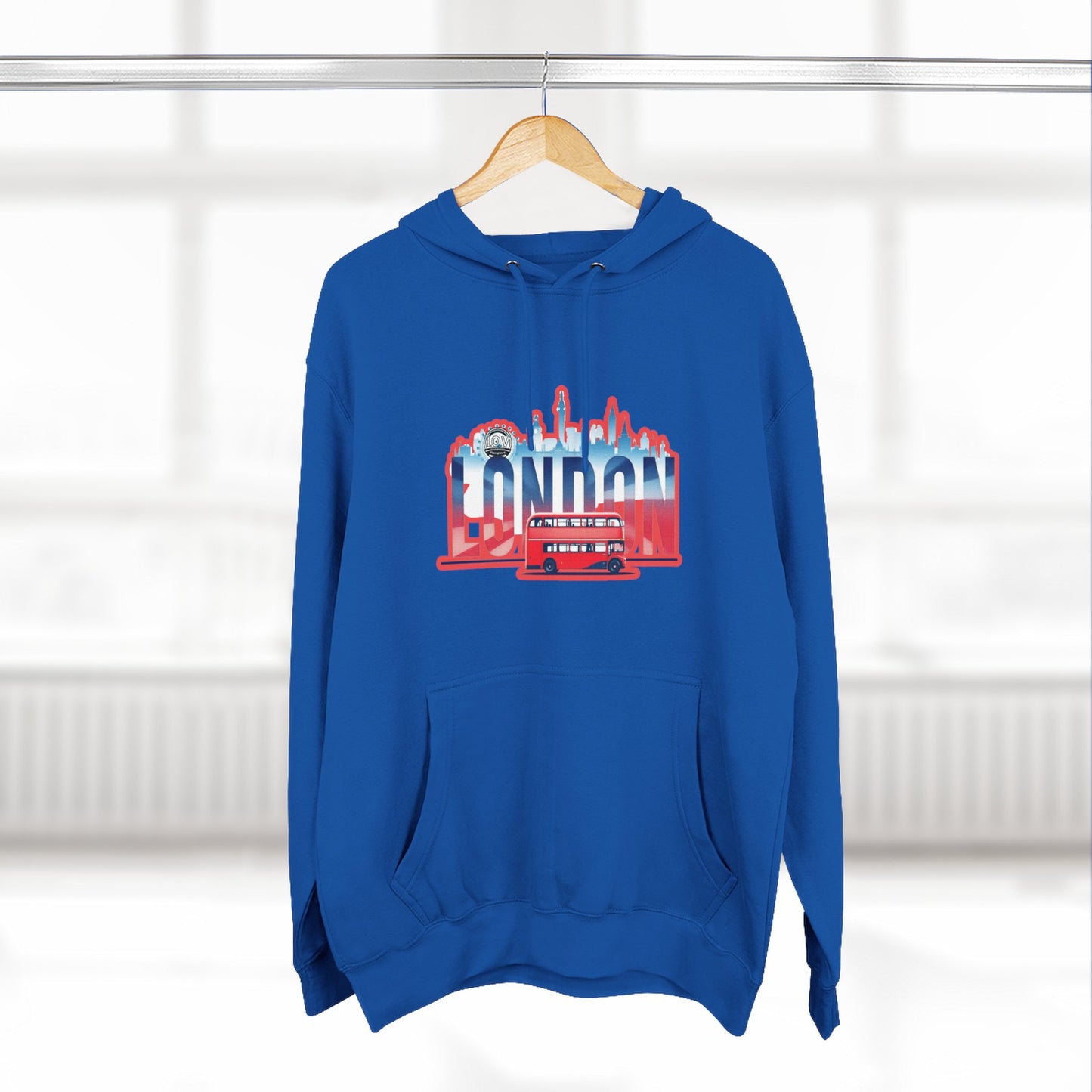 I.O.V-London (LHR) Vintage-Inspired Fleece Hoodie