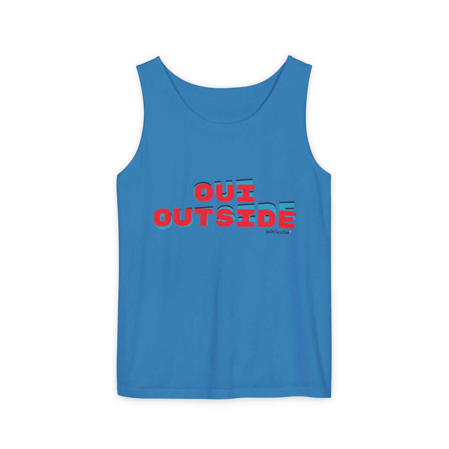 I.O.V-Oui(We) Outside Unisex Garment-Dyed Tank Top