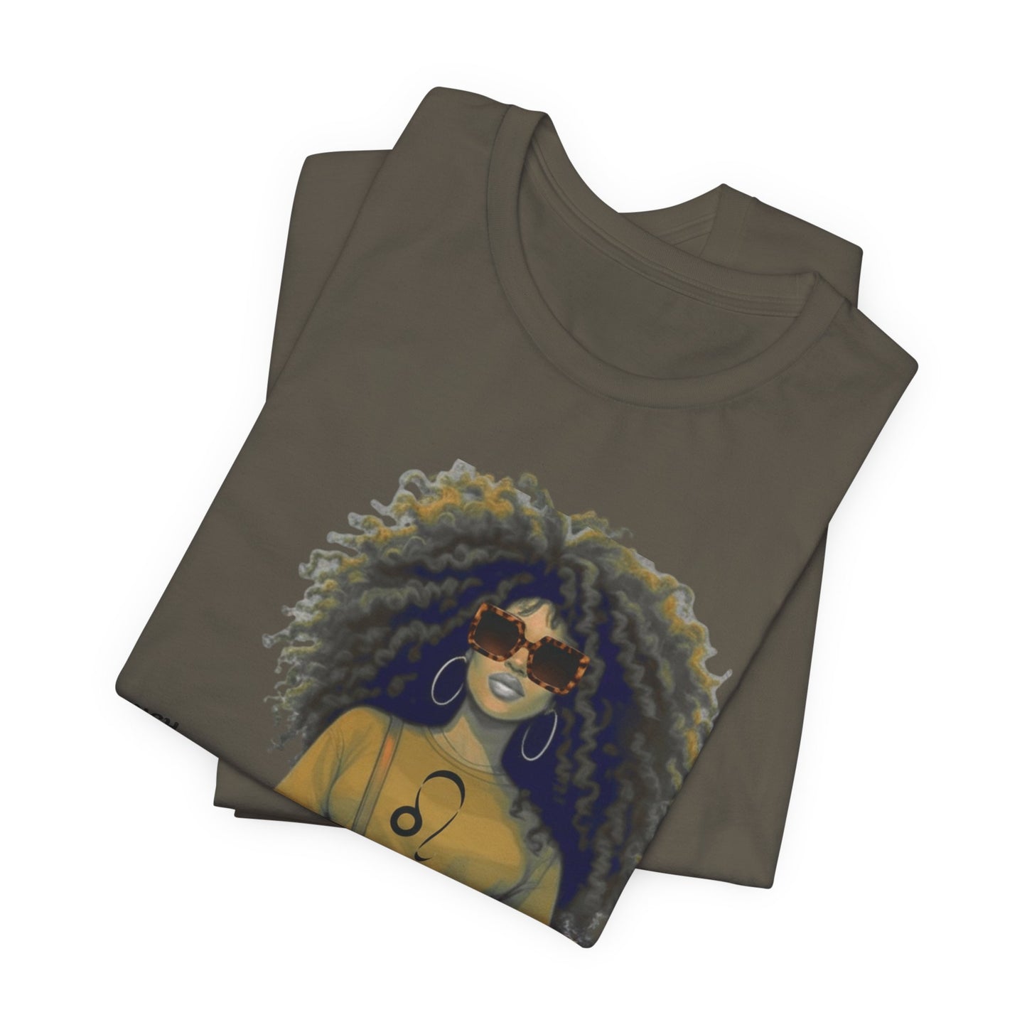 I.O.V-(Leo) Voyage Avec Moi Afro Travel Girl Graphic Tee
