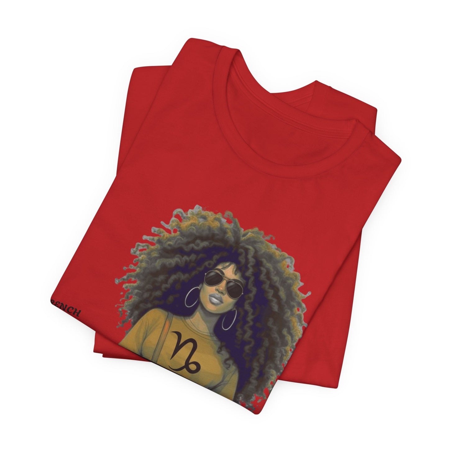 I.O.V-(Capricorn) Voyage Avec Moi Afro Travel Girl Graphic Tee