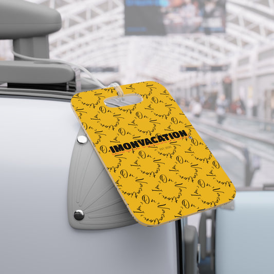 I.O.V-SPS23 Yellow Luggage Tag