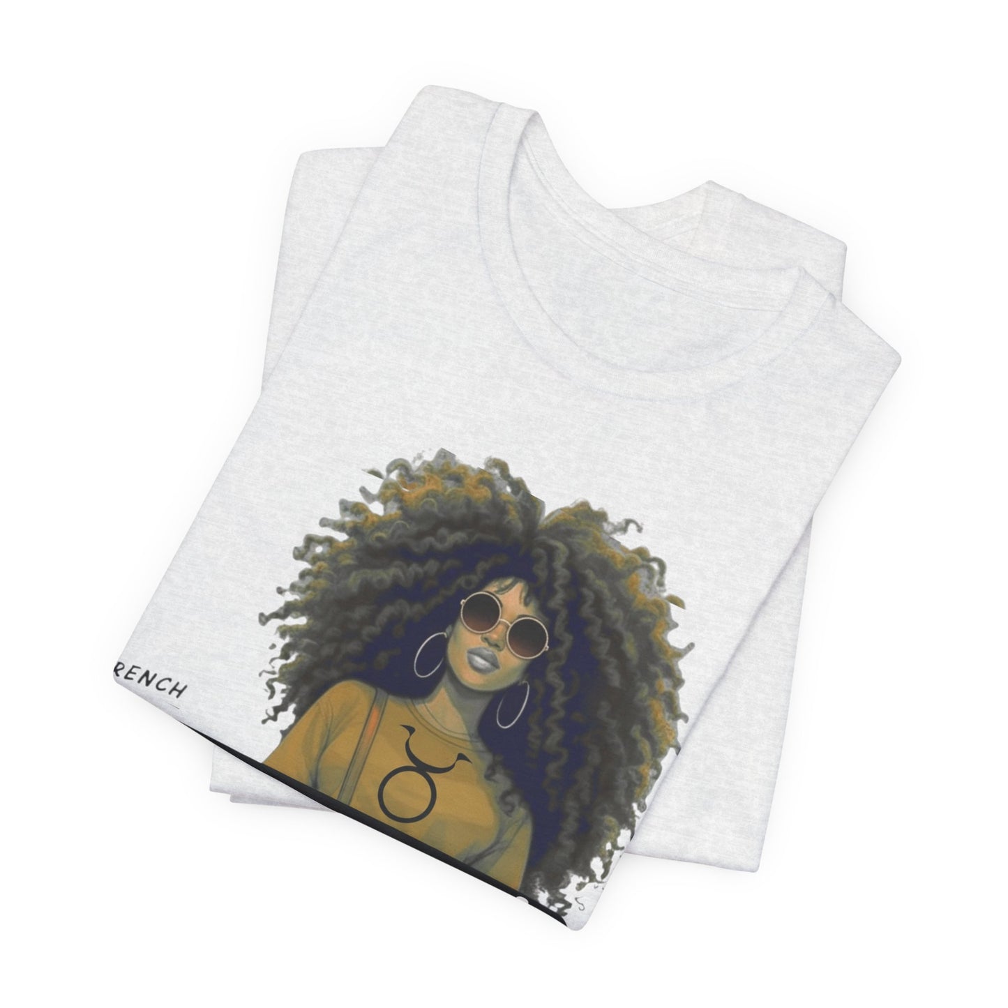 I.O.V-(Taurus) Voyage Avec Moi Afro Travel Girl Graphic Tee