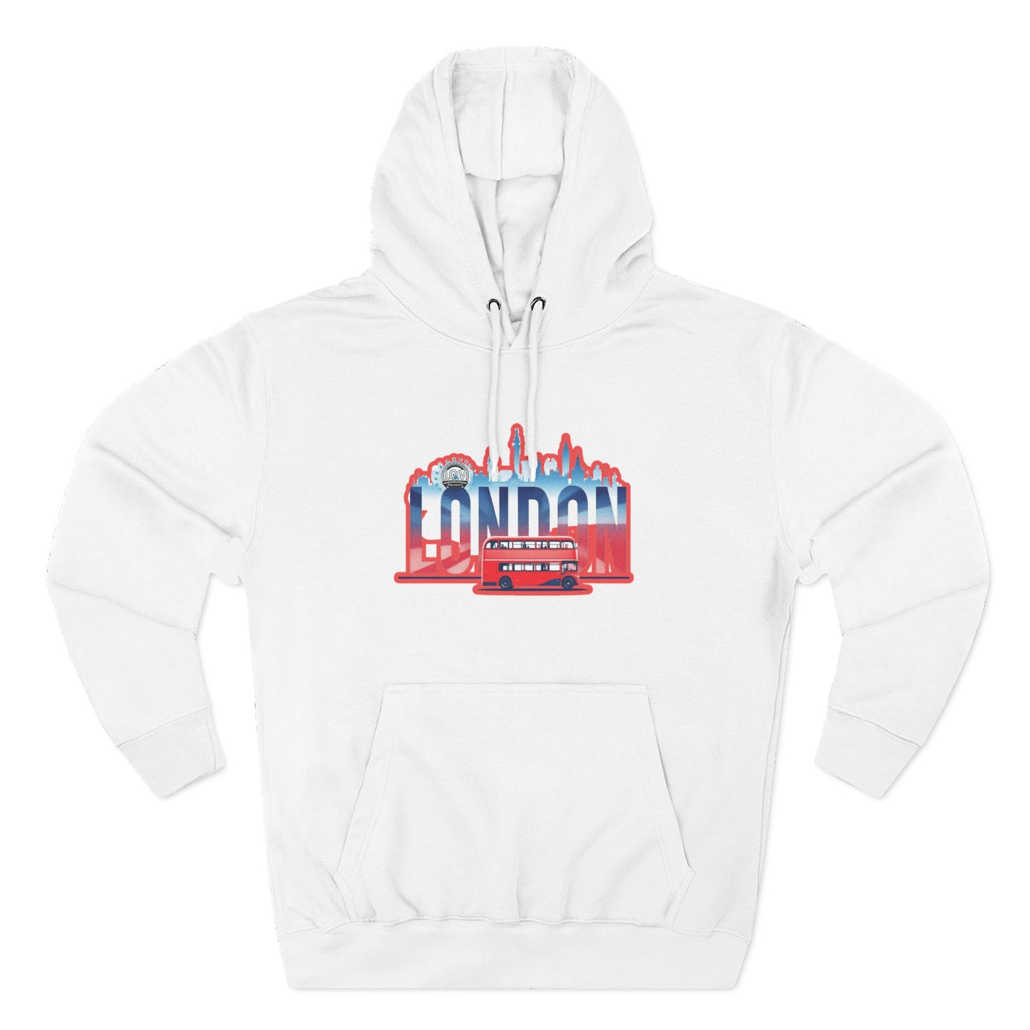I.O.V-London (LHR) Vintage-Inspired Fleece Hoodie